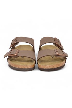Ciabatta Birkensock Arizona colore mocca. BIRKENSTOCK- | ARIZONA MOCCA BIRKIBUC-MOCCA
